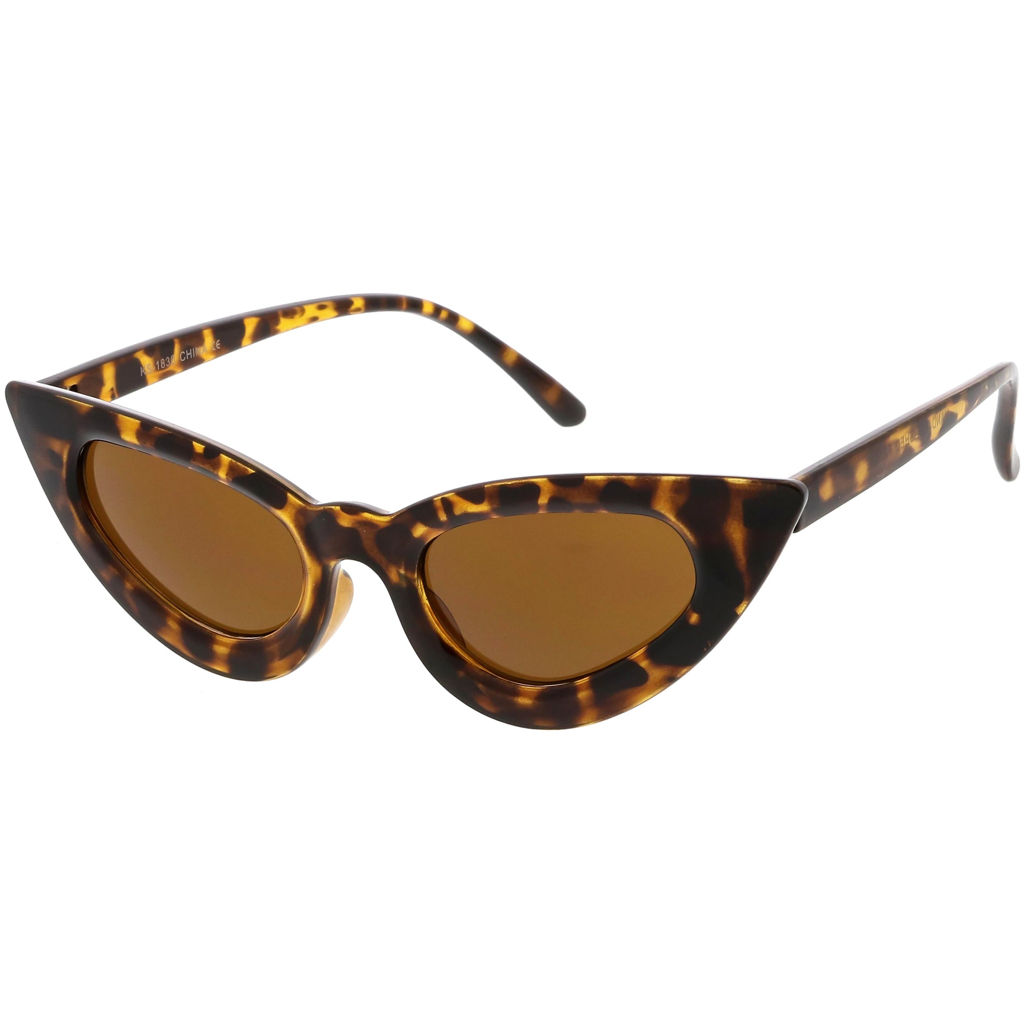 Women's Indie Festival Retro Oval Cat Eye Sunglasses - zeroUV