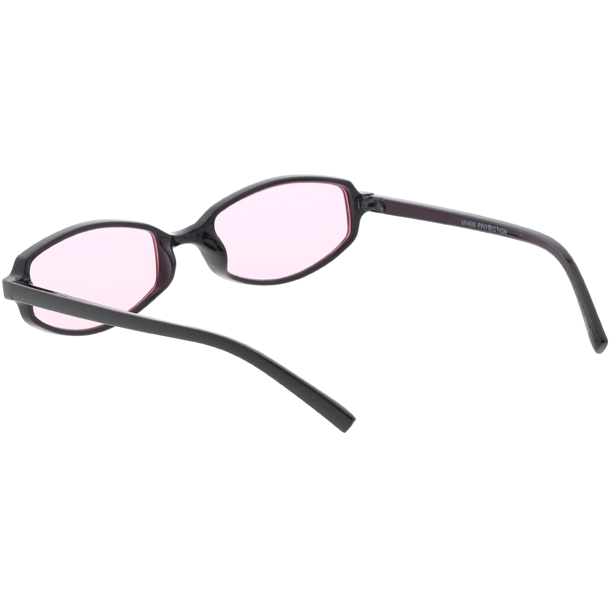 Retro Small Rectangle Color Toned Lens Sunglasses Zerouv 