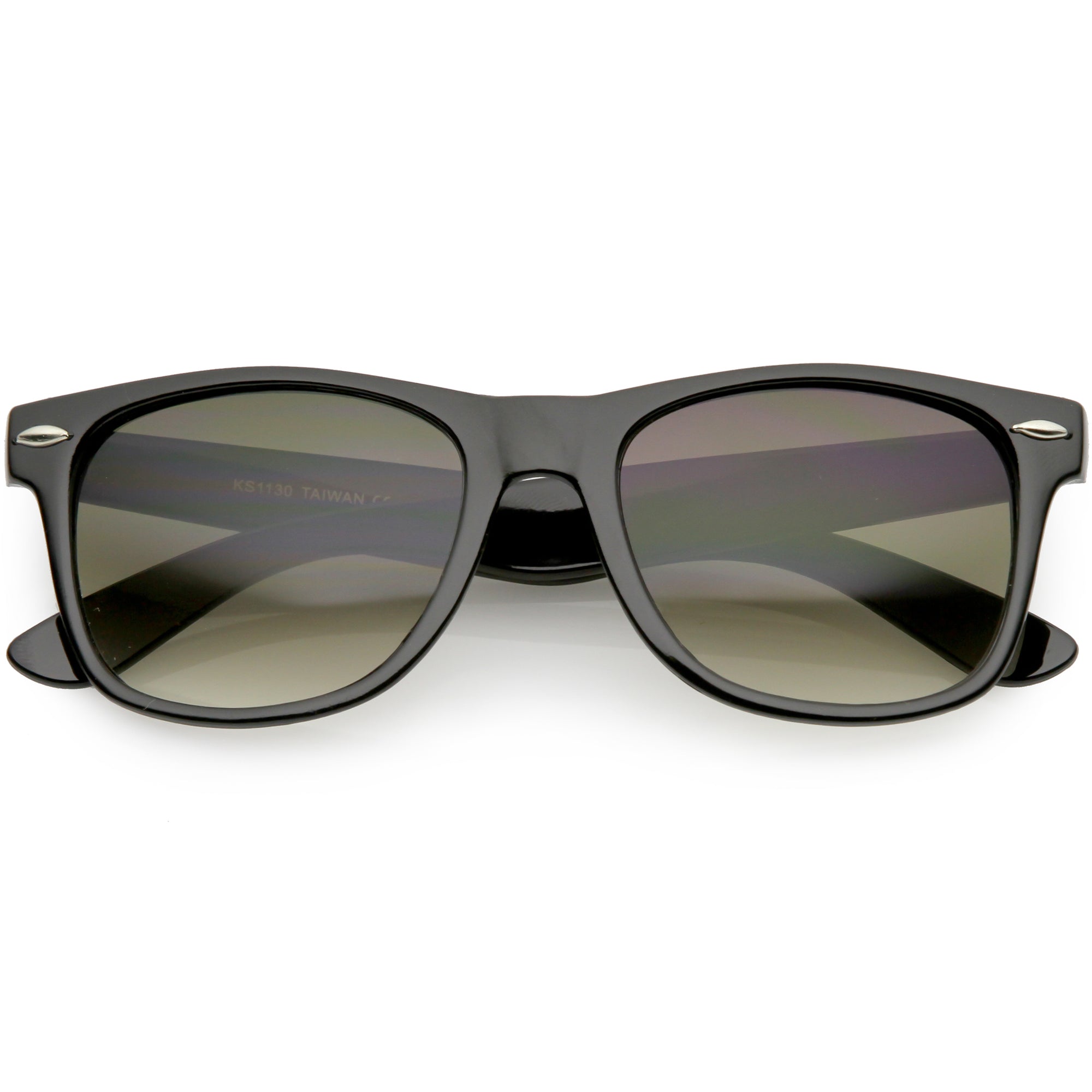 Classic Retro Wide Frame Horned Rimmed Sunglasses Zerouv 