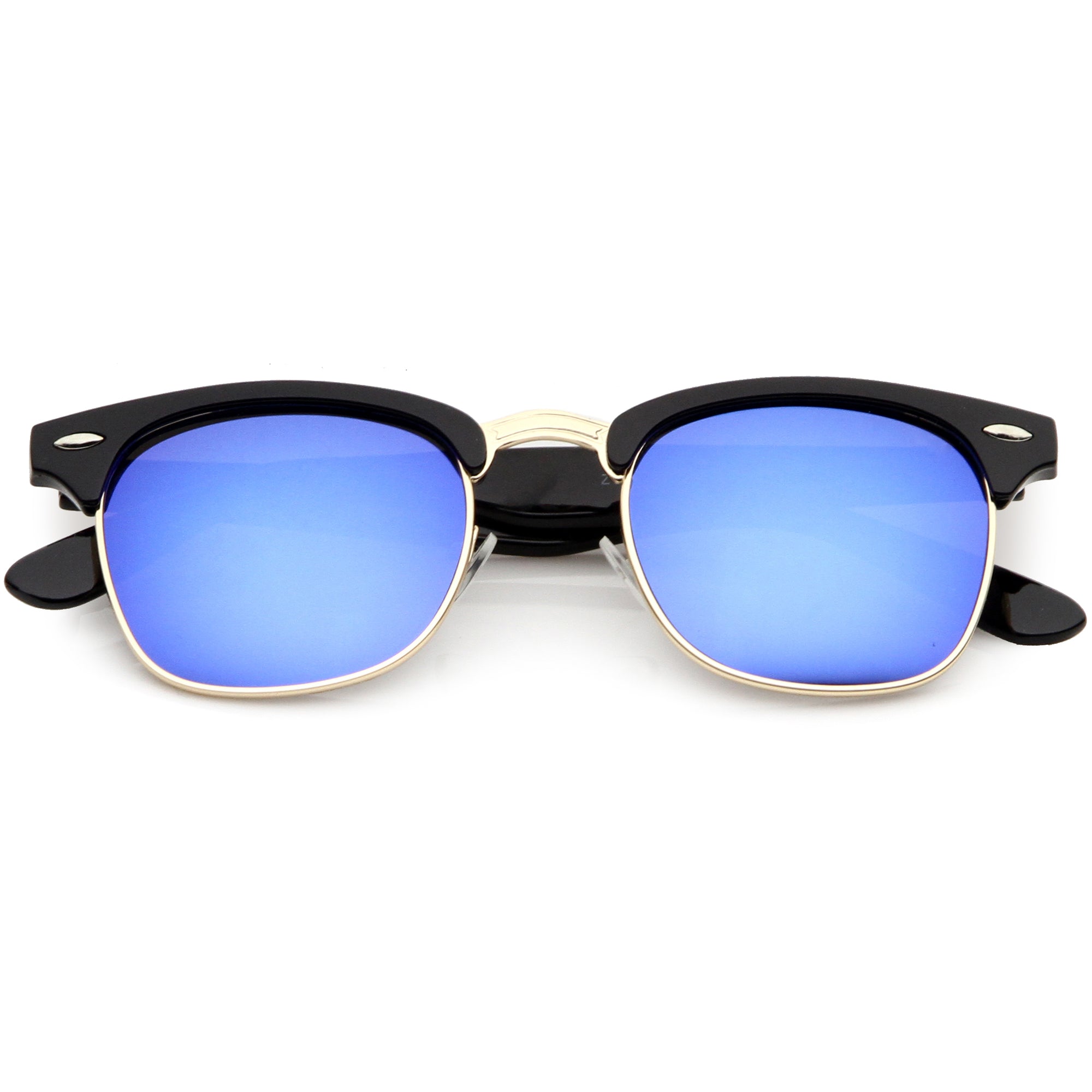 mirrored colored sunglasses