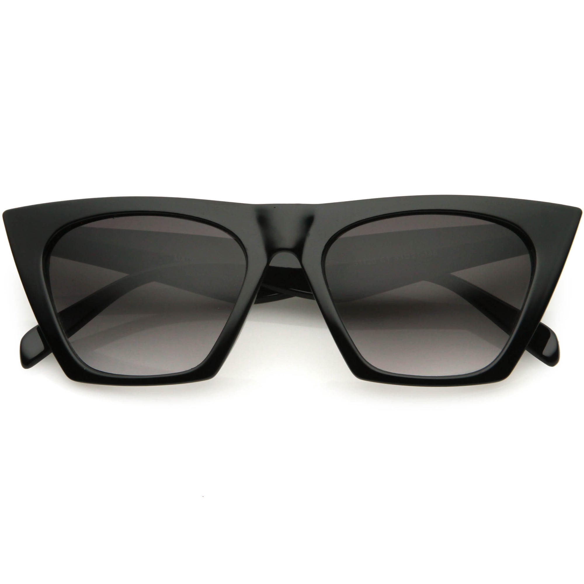 Women's Retro Modern Flat Top Cat Eye Sunglasses - zeroUV