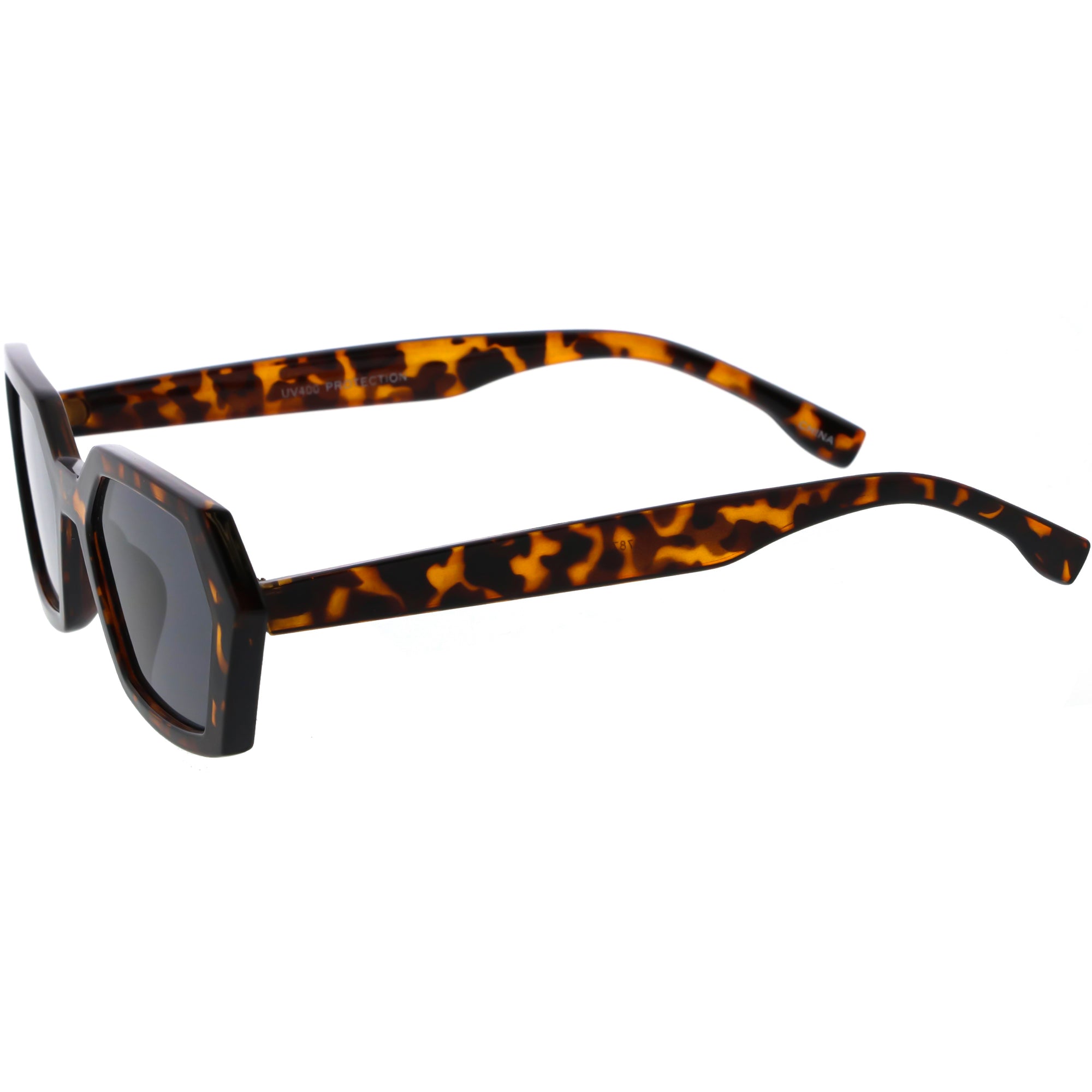 Retro Fashion Neutral Colored Geometric Sunglasses D120 - zeroUV