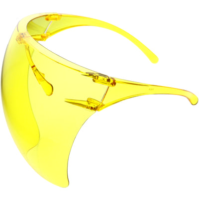 Protective Face Shield Full Cover Visor Glasses/Sunglasses (Anti-Fog/B ...