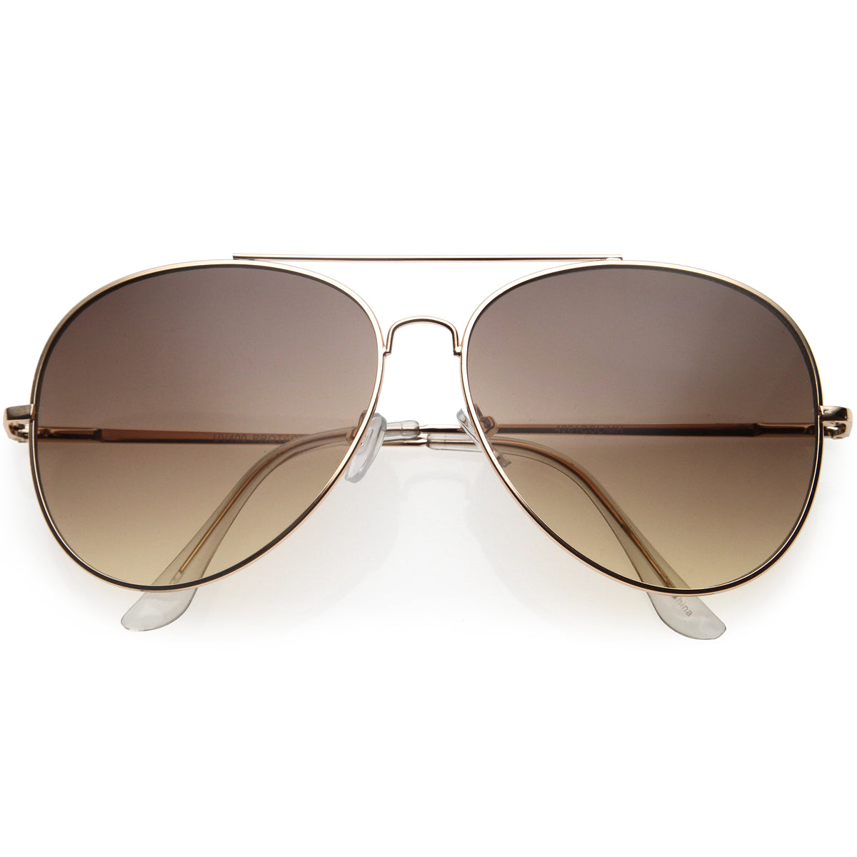 Sleek Oversized Wide Frame Color Fade Aviator Sunglasses D204 - zeroUV