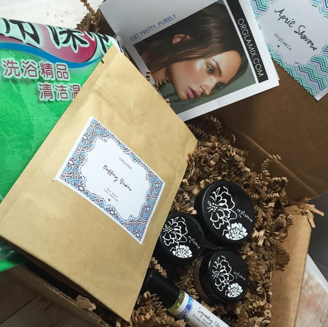 NON TOXIC BEAUTY BOX | ORGLAMIX | APRIL SHOWERS