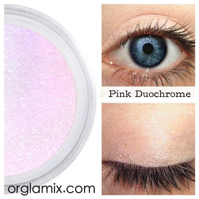 white pink eyeshadow