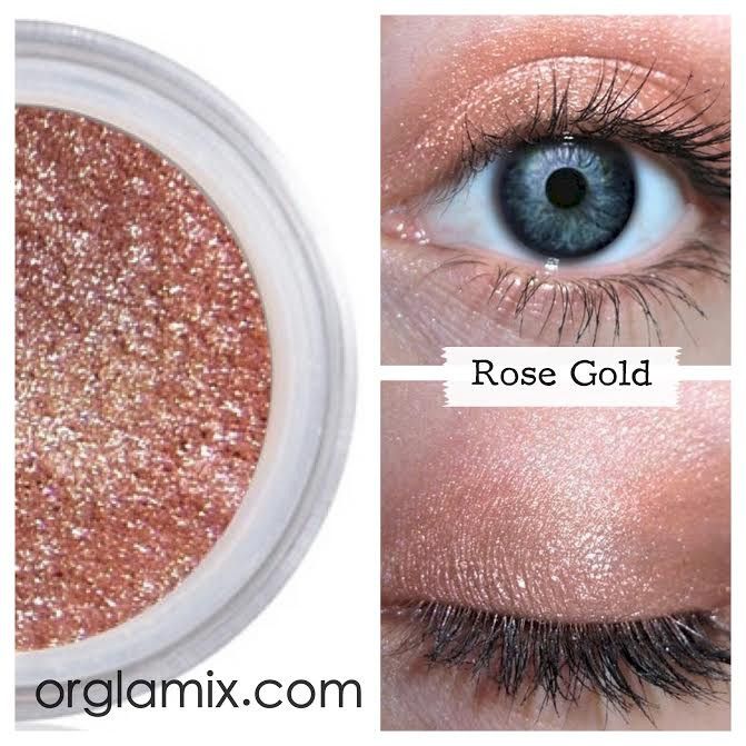 gold shiny eyeshadow