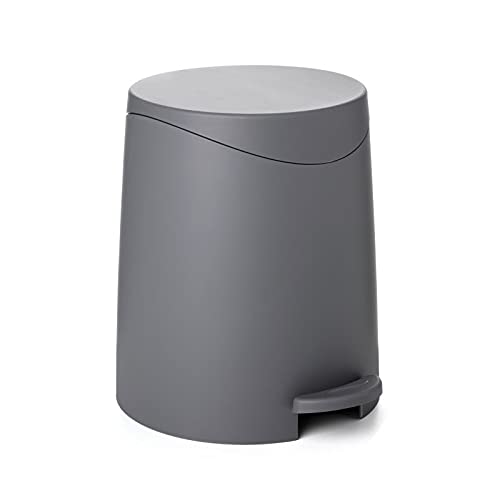 Innovaze 2.6 Gal./10 Liter Slim Stainless Steel Step-on Trash Can for  Bathroom and Office, 1 unit - Gerbes Super Markets