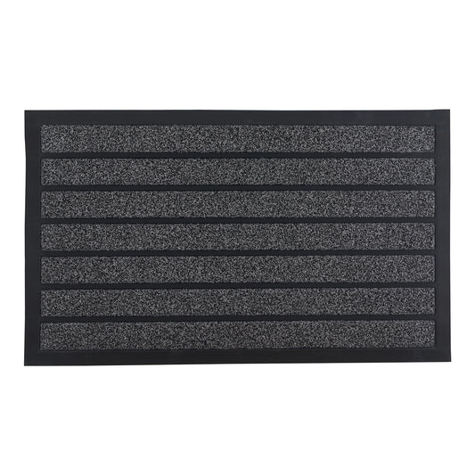 Superio Victorian Gate Coir Welcome Doormat - Black