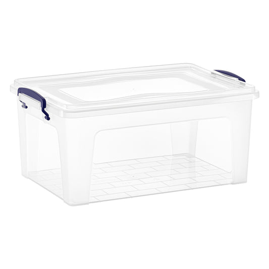 Superio Clear Storage Boxes with Wheels (2 Pack), 85 Qt Heavy Duty  Containers with Lids, Stackable Rolling Bins for Home, Garage, Closet  Organization