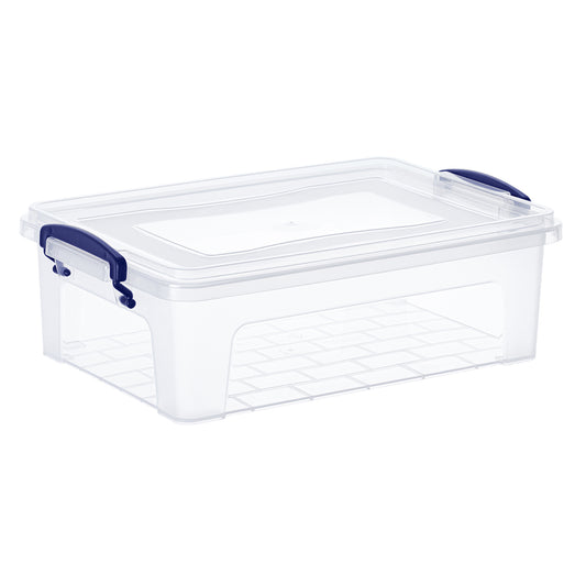 Clear 2 Quart Plastic Container with Lid