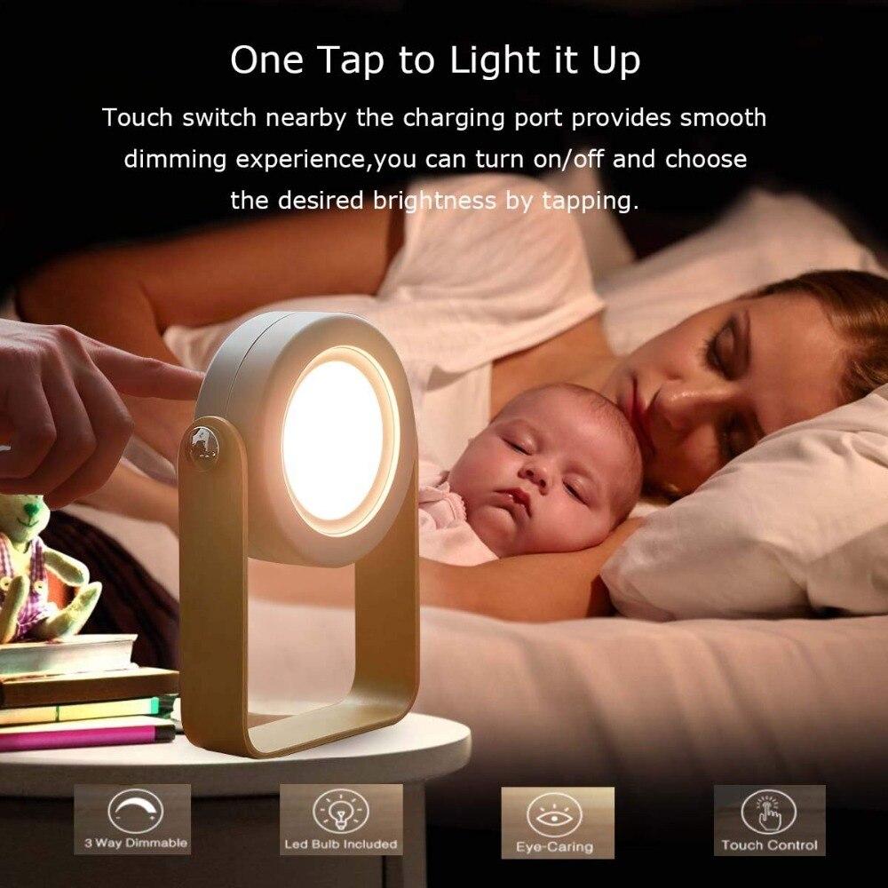 Desk Lamp Touch Table Lamp Nightstand Bedside Lamps For Bedrooms