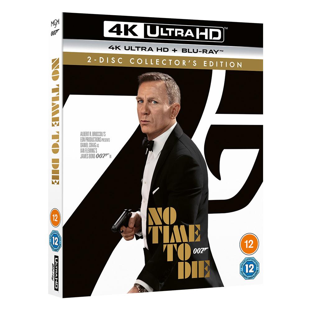 James Bond No Time To Die 4k Uhd Blu Ray 2 Disc Collectors Edition
