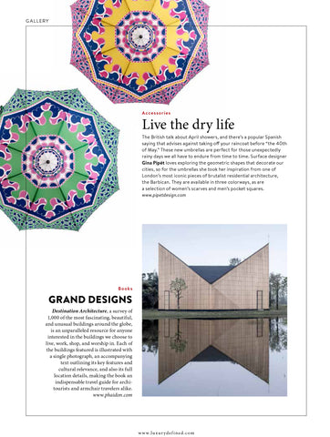 Christie's Real estate magazine Pipét Umbrellas