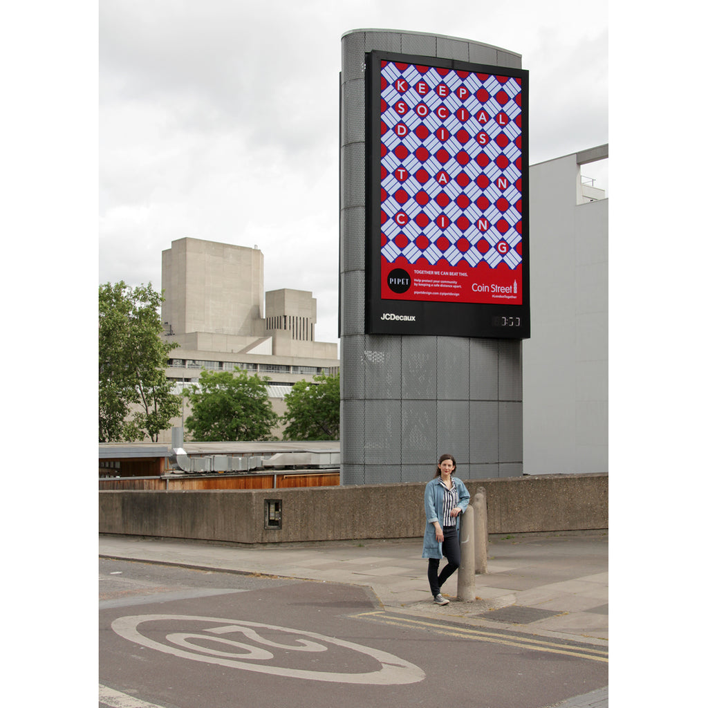 Coin Street Pipet Design Billboard Southbank