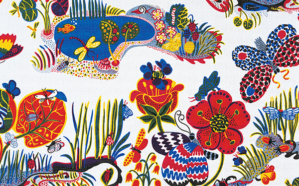 Image: Josef Frank, Butterfly, 1943–5 © Svenskt Tenn from Fashion and Textile Museum. www.ftmlondon.org