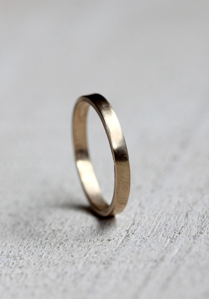 14k solid gold simple wedding band woman's simple thin wedding ring ...