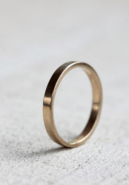 14k solid gold simple wedding band woman's simple thin wedding ring ...