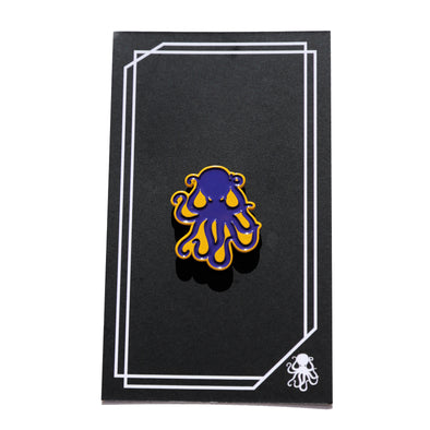 Octopus Enamel Pin - Padres Colors – Hi My Name is Mark