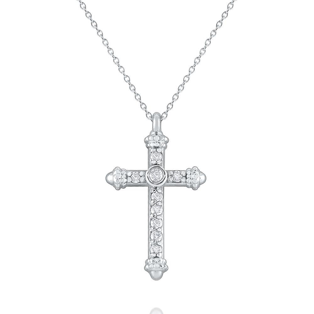 PinktownUSA Gold Pearl Stone Cross Set