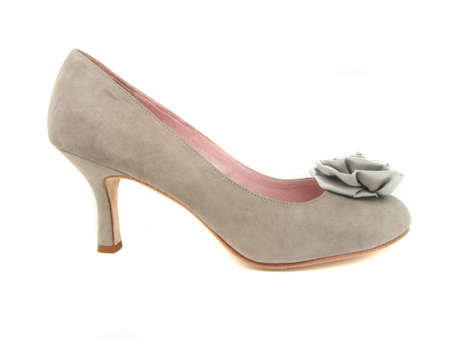 Rouge Blossom Taupe| Plus Size High Heels | Sole Searching Footwear