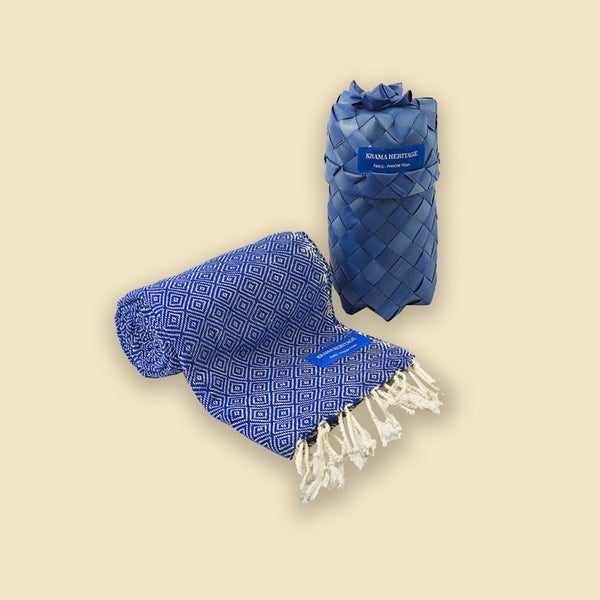 Krama Heritage - Epais Blue Roi