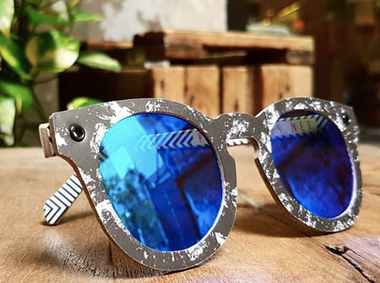 Papershades - Moonshade  - Blue Lenses