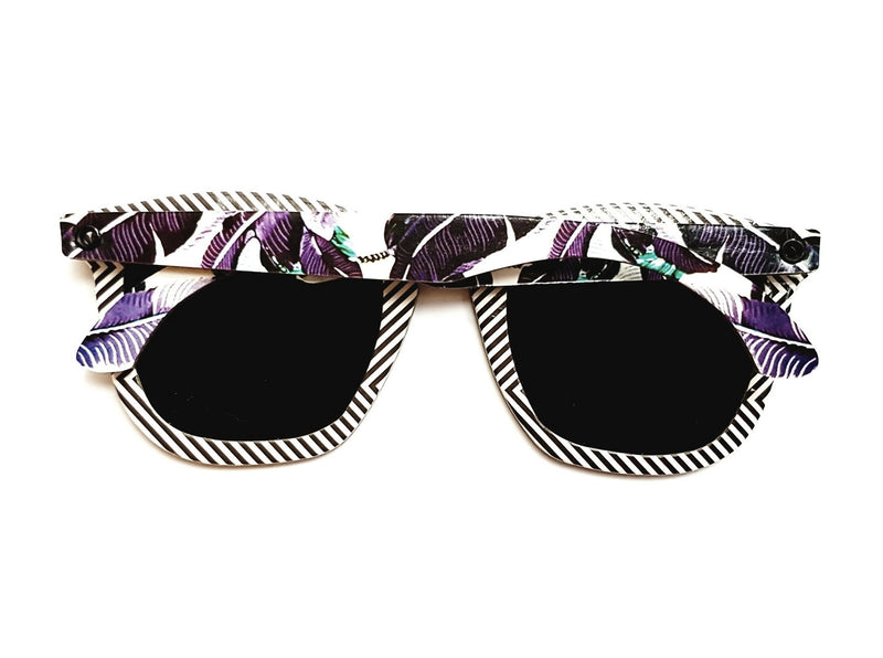 Papershades - Purple Jungle - Orange Lenses