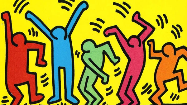 Keith Haring's Untitled (Dance) Piece of Artwork