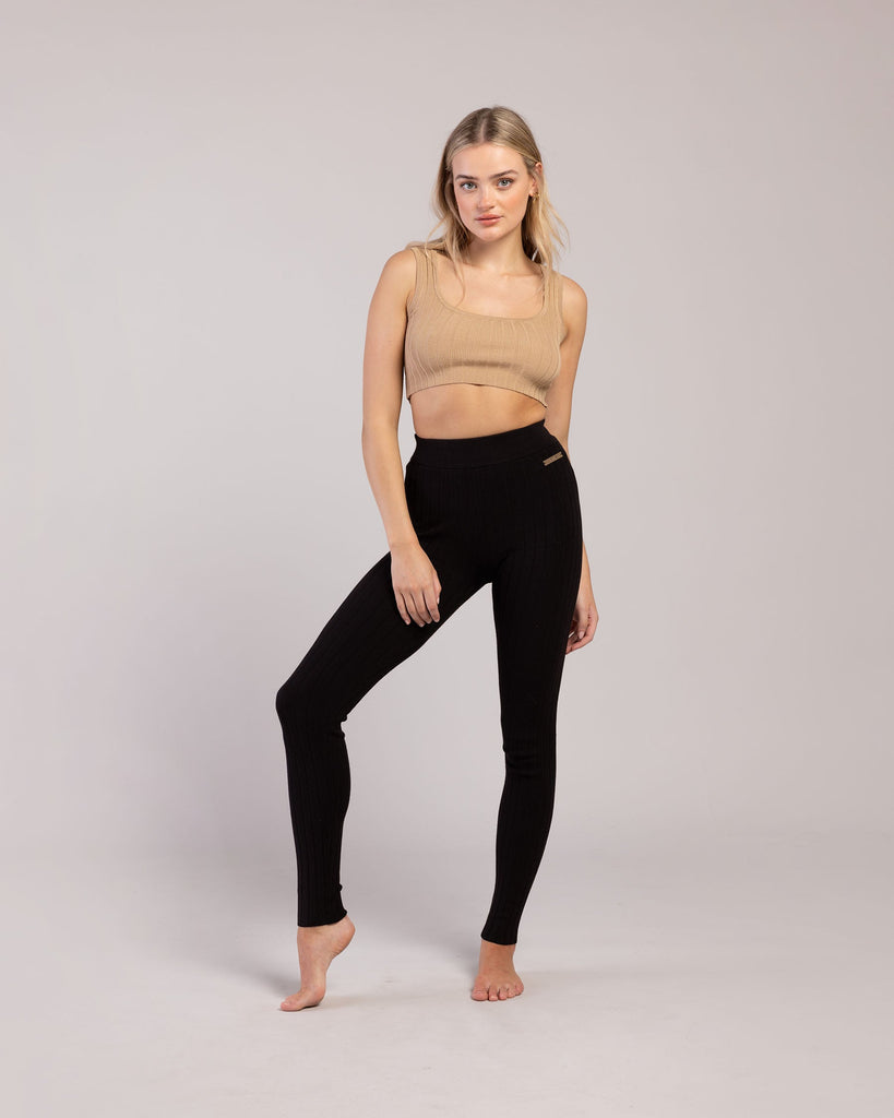 Lounge – Legging, Length BLOCH Rib US Full Dance Tan