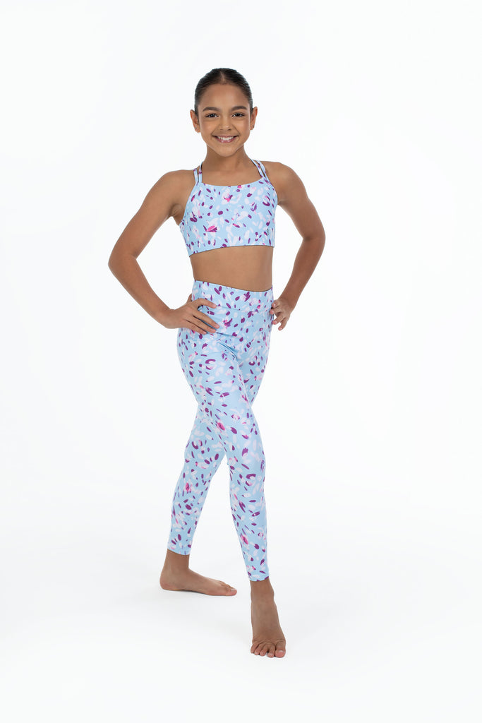 Bloch Nadia Panelled High Waist Full Length Legging Child CP4233