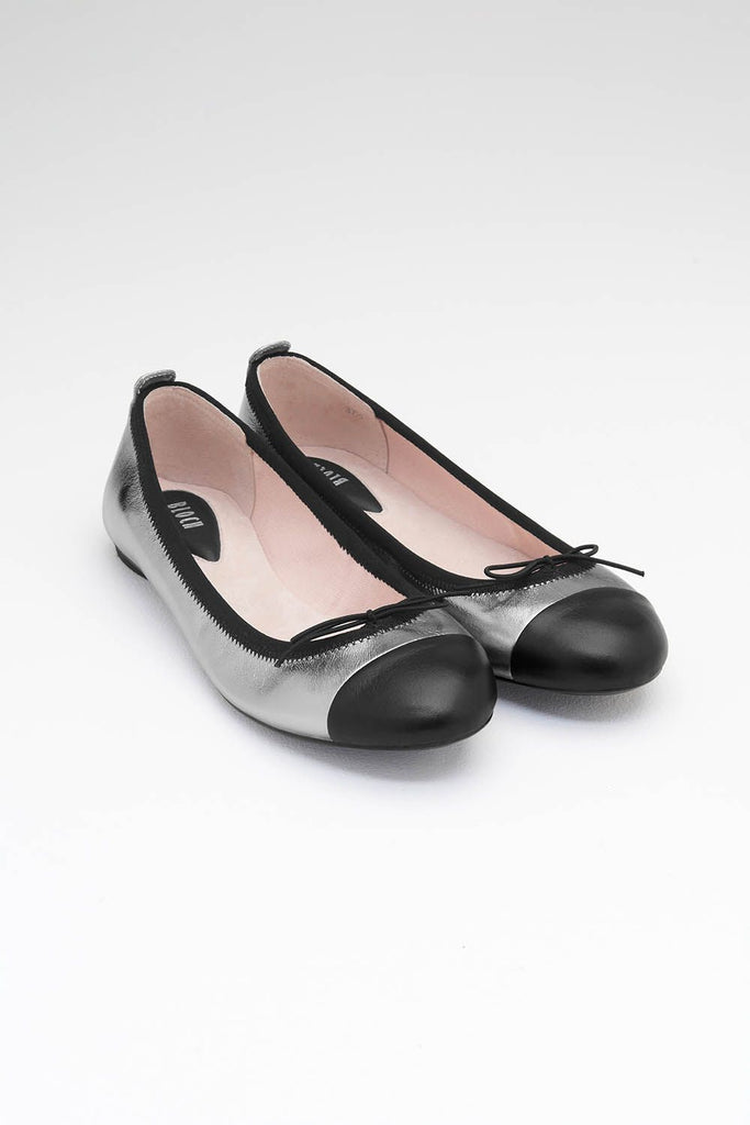 Bloch Ladies Carina Ballerina Shoes Peltro Leather