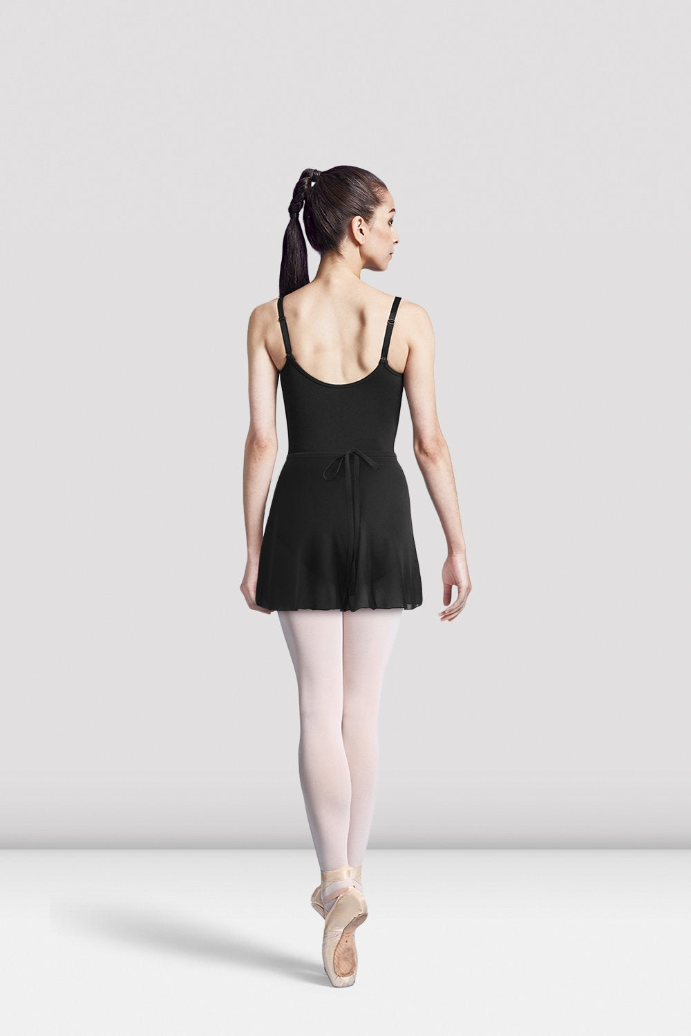 Ladies Vera Wrap Ballet Skirt, Black 