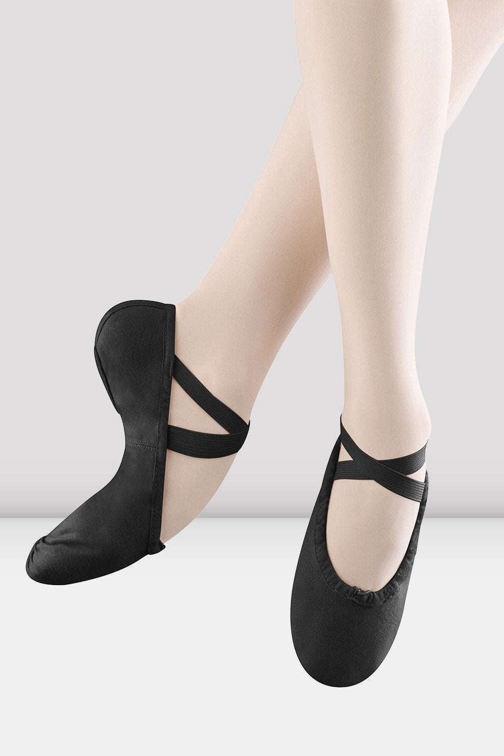 Ladies Pump Ballet Shoes, Black | BLOCH USA