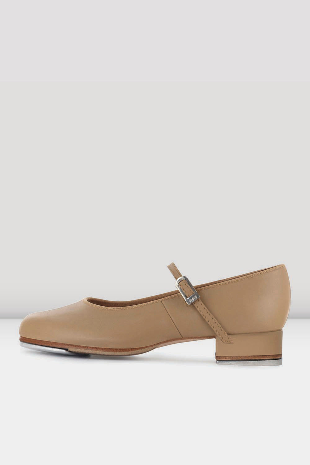 tan slip on tap shoes