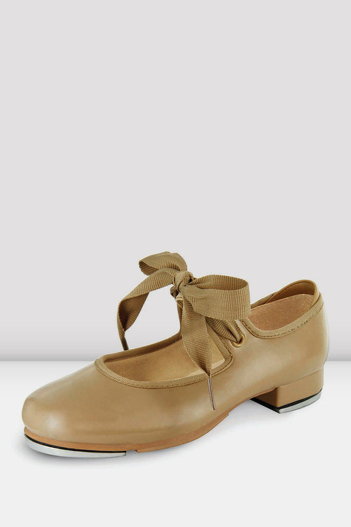 Tan Leather Spark Jazz Shoe - Child