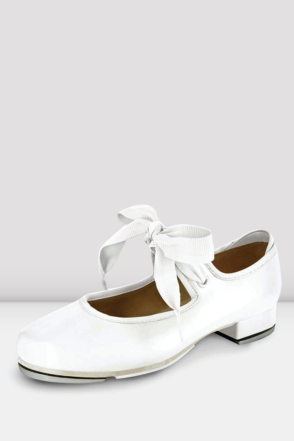 Girls Annie Tyette Tap Shoes, White 