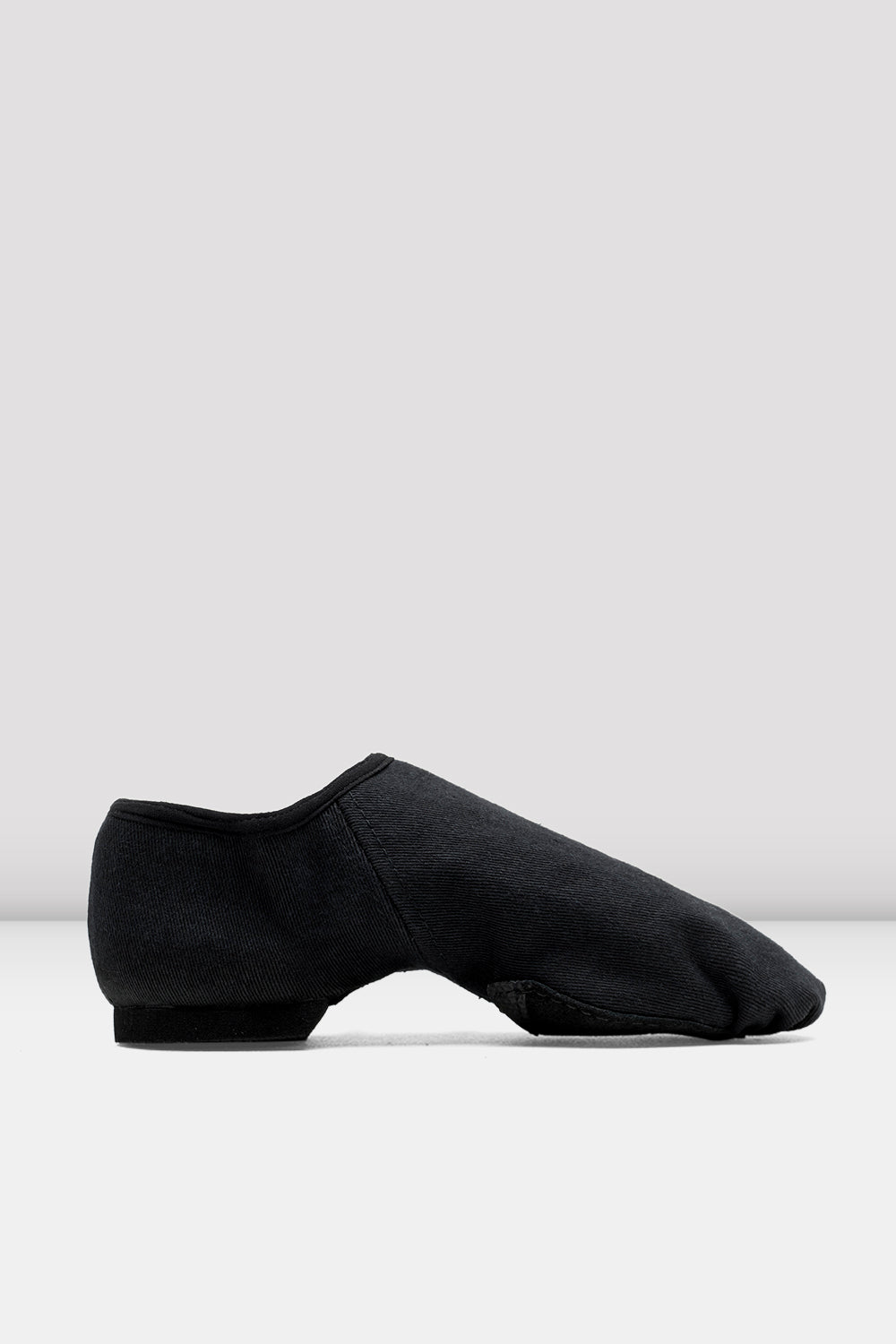 black slip on jazz shoes