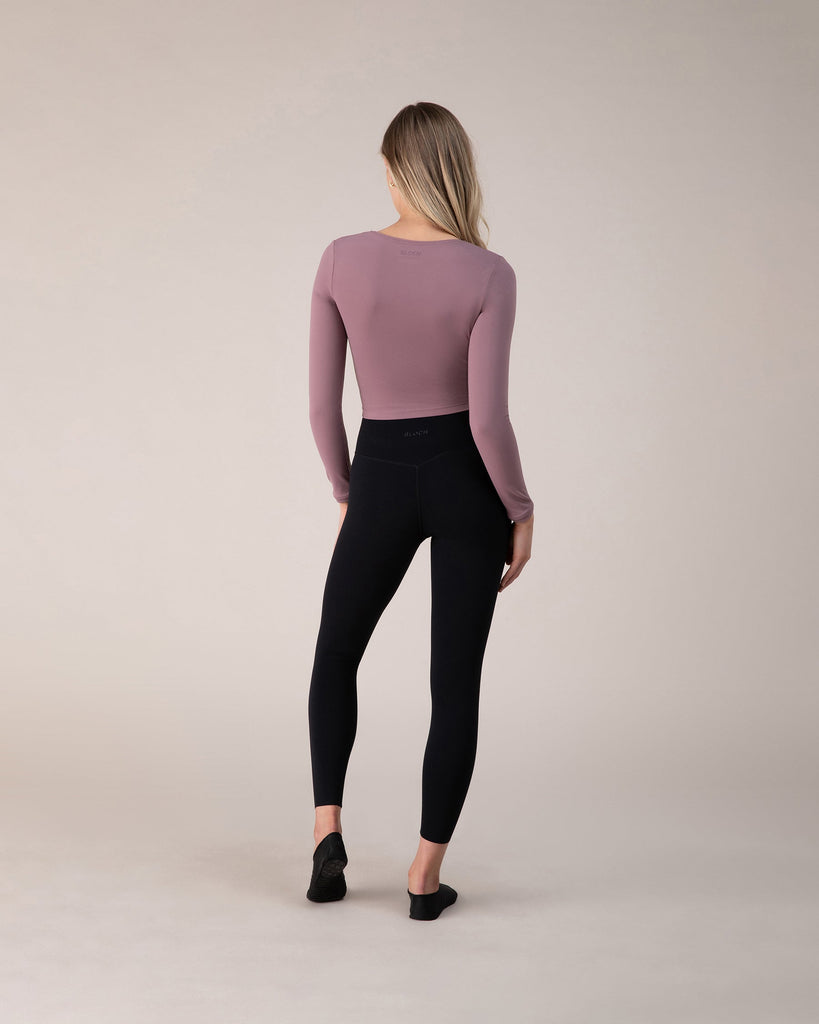 BLOCHeverhold™ High-Waisted Leggings in Ebony