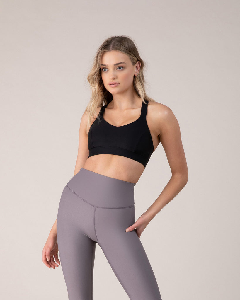 BLOCHsculpt™ Criss Cross High Compression Sports Bra - Toffee