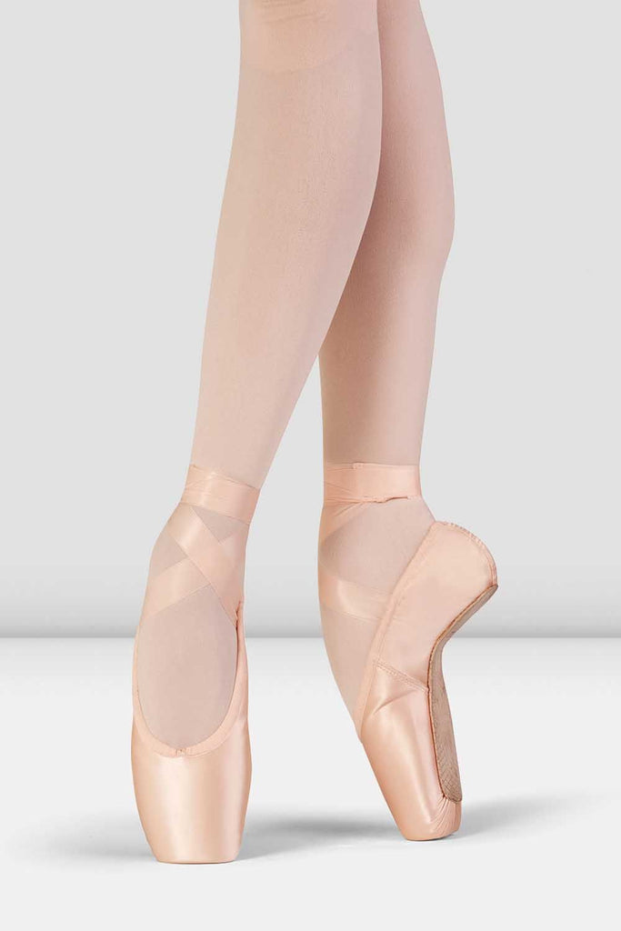 Bloch Synthesis Stretch Pointe Shoes Pink Satin