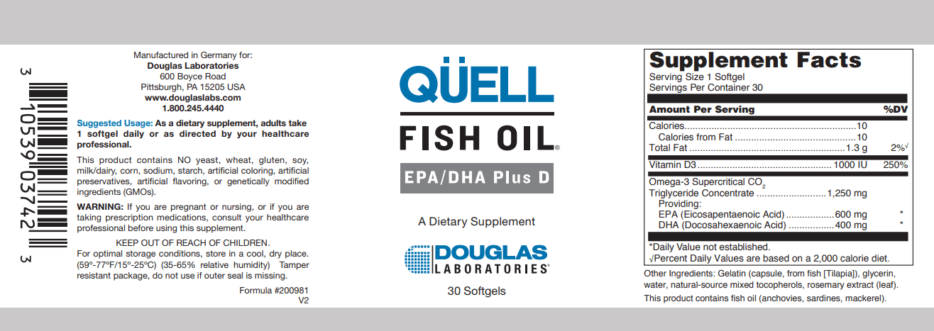 Qüell Fish Oil Epadha Plus D