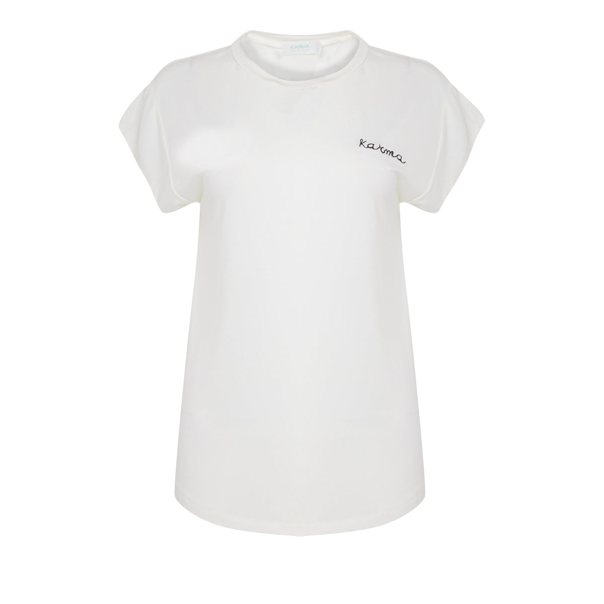 KARMA Handwritten Embroidered Logo Tee – KARMA for a cure