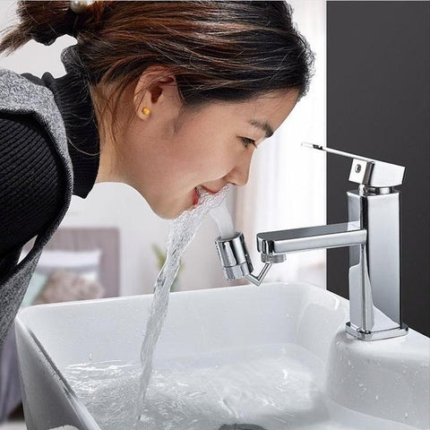 Spill-proof faucet filter nozzle