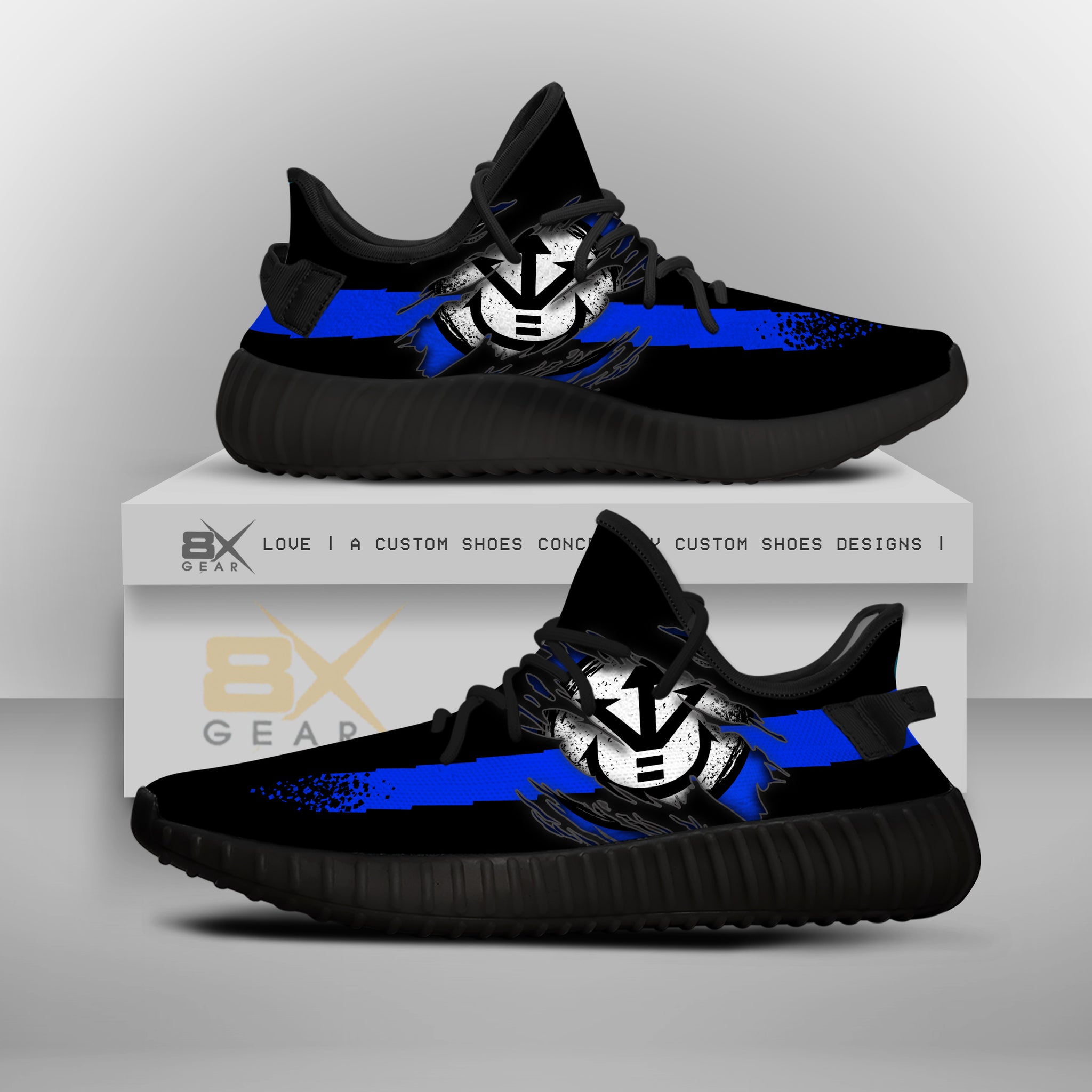 dragon ball z yeezy custom