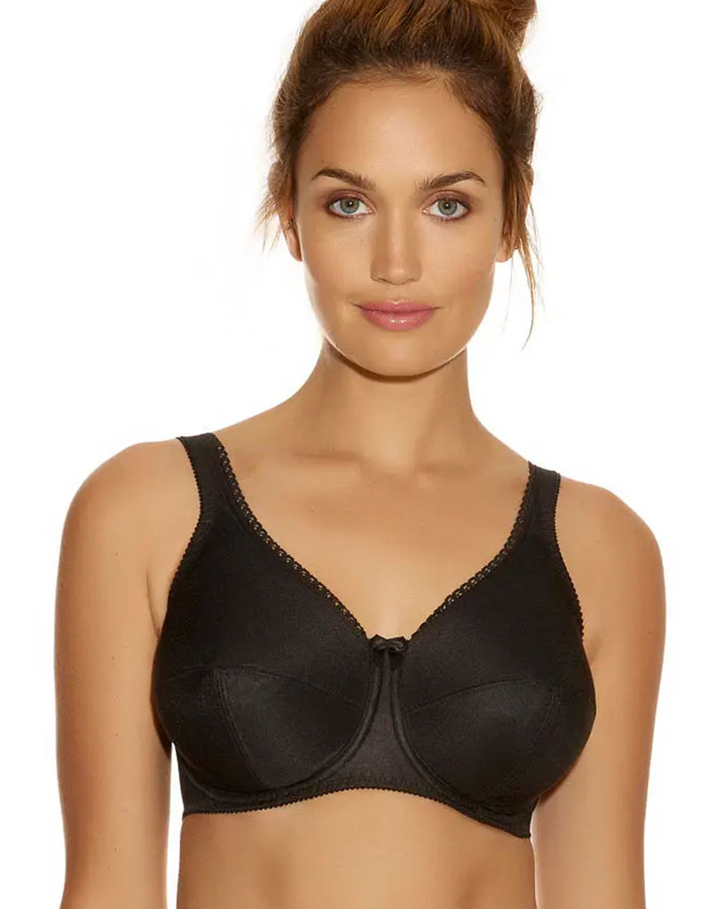 ESPRIT - Underwired, unpadded bra with geo print at our online shop