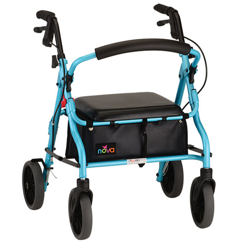 STAR Heavy Duty Petite Rollator, Blue – Nova Medical Products