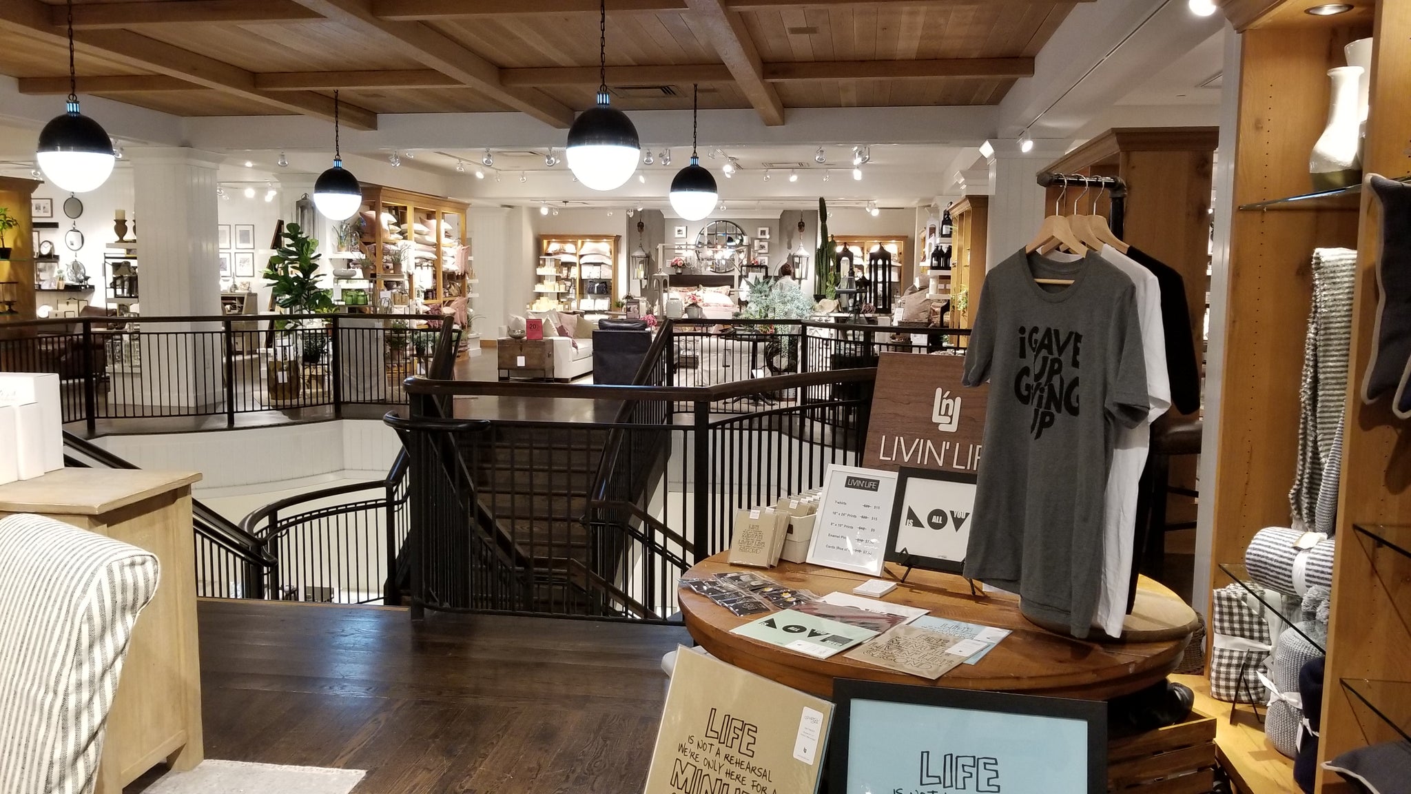 LIVIN' LIFE Pottery Barn Lenox Square Mall Pop-up Shop