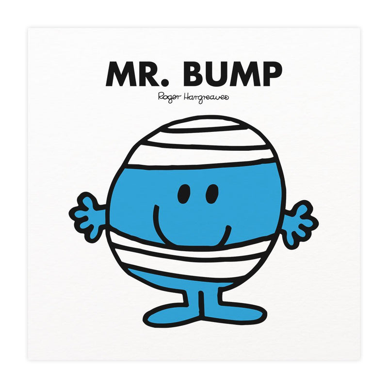Personalised Mr. Bump White Framed Print