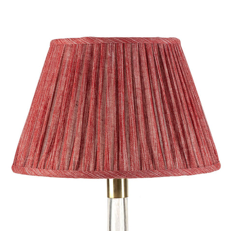 pink suede lampshade